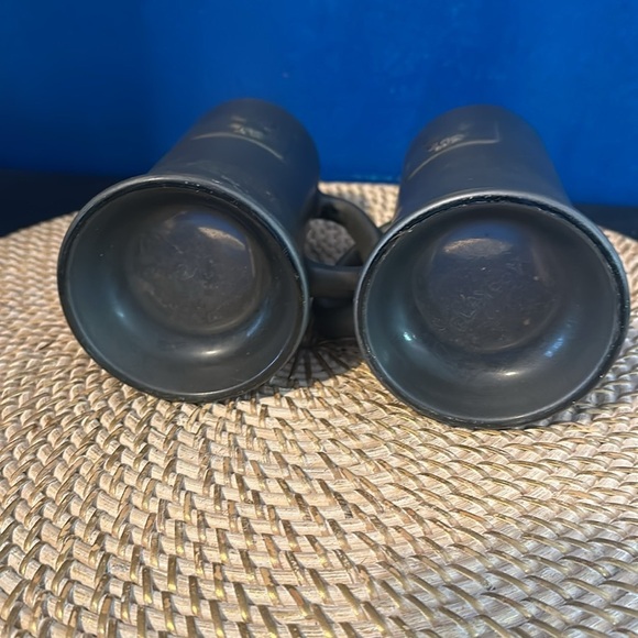 Vintage 1970’s Matte Black Playboy Beer Mugs 6.5” Tall 3” Top Diameter - Picture 5 of 6